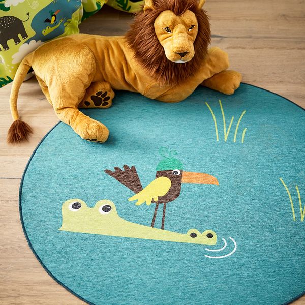 Мягкая игрушка, лев IKEA DJUNGELSKOG ДЬЮНГЕЛЬСКОГ 104.028.36 - схема-чертеж с размерами