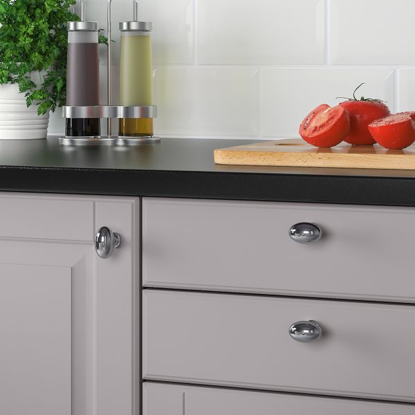 Ручка мебельная, хромированный 35 мм IKEA ENERYDA ЭНЕРИДА 303.558.10 - фото 2