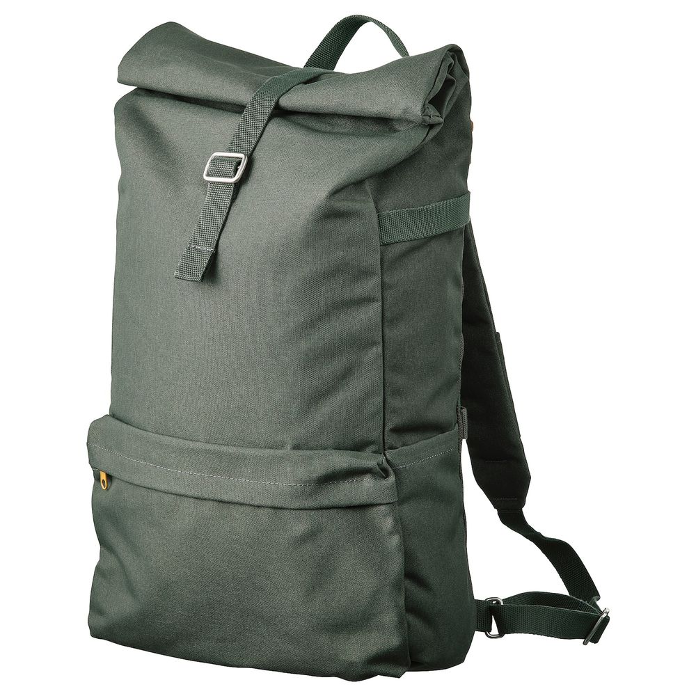 Рюкзак, оливково-зеленый 21 л IKEA DRÖMSÄCK ДРЁМСЭКК 804.412.93 - фото 1