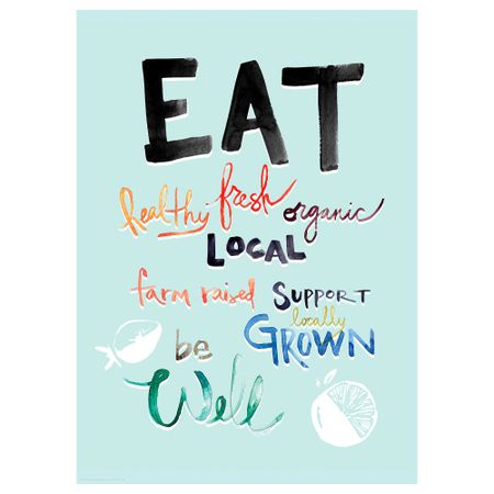 Постер БИЛЬД, Fresh and local (50x70 см)