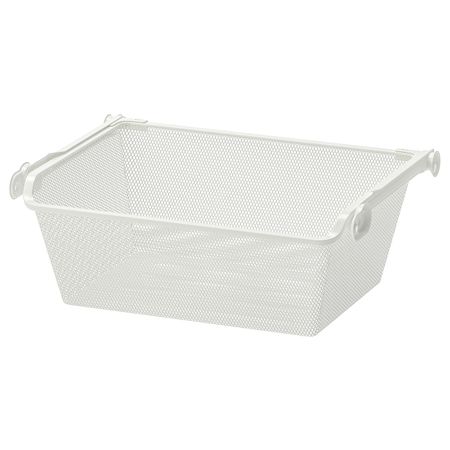 Сетчатая корзина с направляющими, белый 50x35 см IKEA KOMPLEMENT КОМПЛИМЕНТ 492.426.20