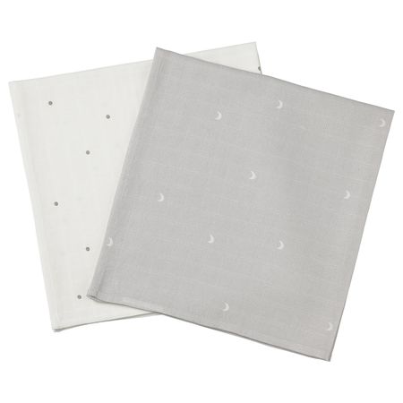 Муслиновый лоскут, точечный/луна 70x70 см IKEA LEN ЛЕН 504.892.10