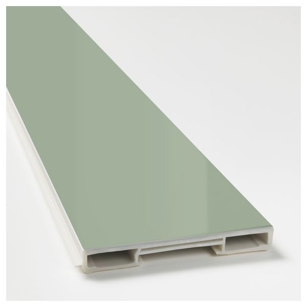 Цоколь КАЛЛАРП, глянцевый светло-зеленый (220x8 см) - фото 2