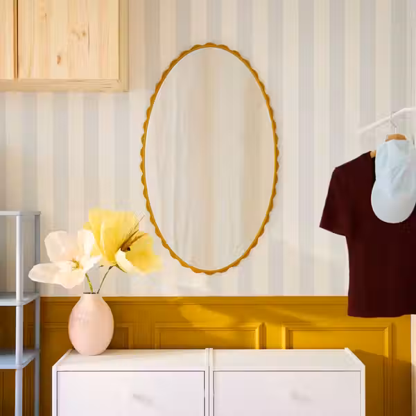 DAGGKAPRIFOL ДАГГКАПРИФОЛ Зеркало - темно-желтый 60x100 см - фото 3