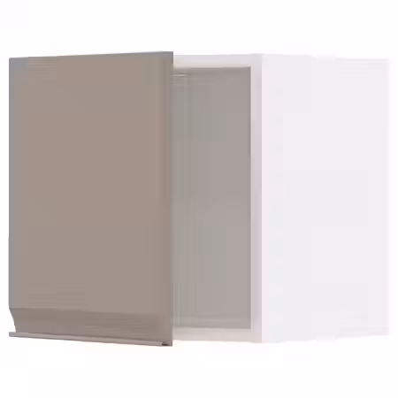 METOD Навесной шкаф - белый/Upplöv матовый темно-бежевый 40x40 см
