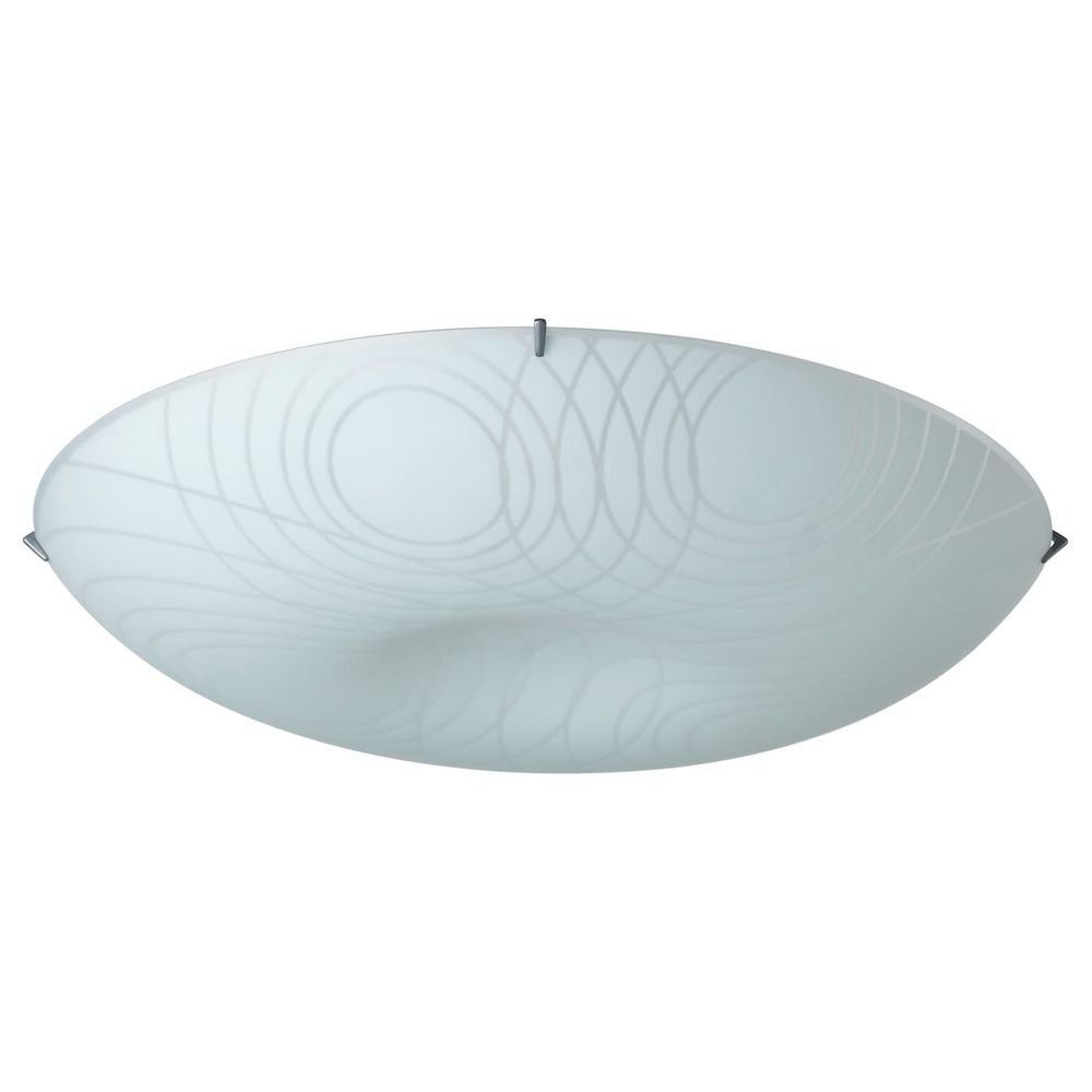 Потолочный светильник, орнамент-круги IKEA КАЛИПСО 403.886.93 - схема-чертеж с размерами