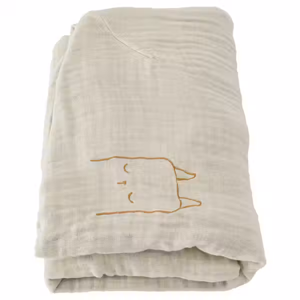 VÄDRA Чехол на пеленальную подстилку - бежевый/синий 48x74 см - фото 2