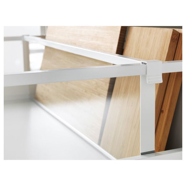 Разделить для высокого ящика, белый/прозрачный 80 см IKEA MAXIMERA МАКСИМЕРА 003.677.44 - схема-чертеж с размерами