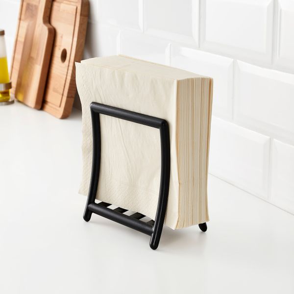 Салфетница, черный IKEA GREJA ГРЕЙА 803.585.90 - схема-чертеж с размерами