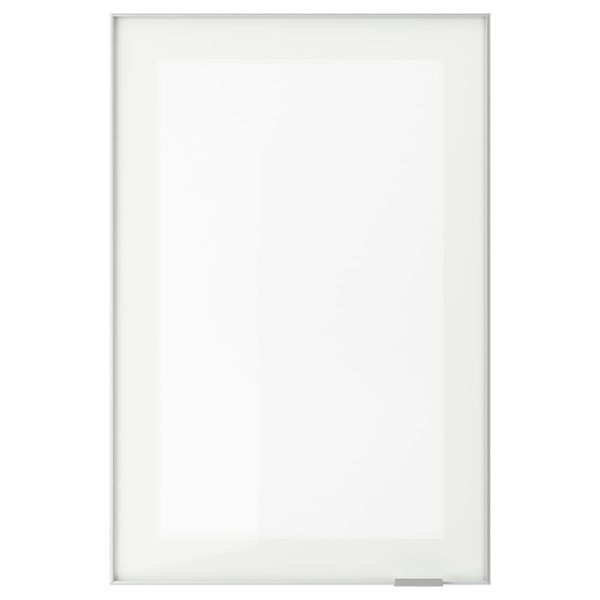 Стеклянная дверь, матовое стекло/алюминий 40x60 см IKEA JUTIS ЮТИС 603.873.48 - фото 1