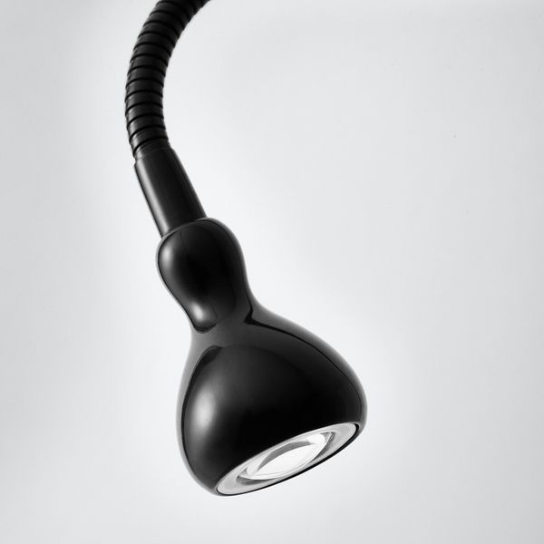 Софит настенный, с зажимом, светодиодн, черный IKEA ЯНШО 303.607.17 - фото 7