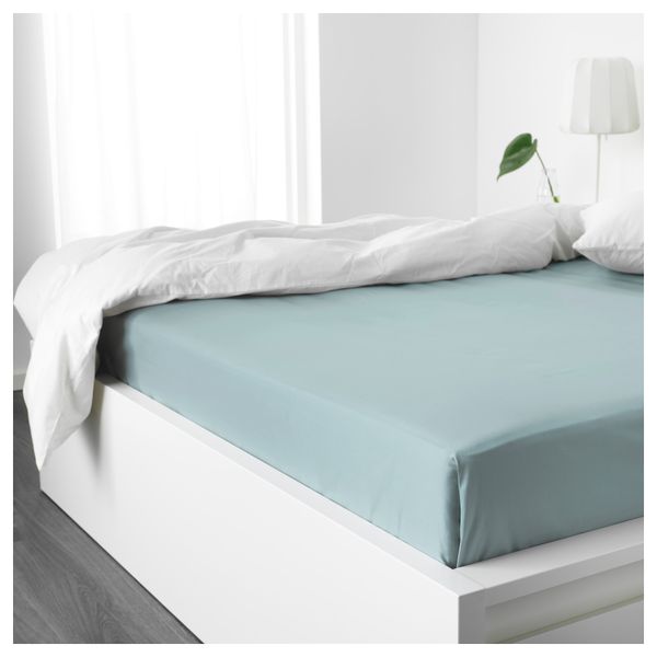 Простыня ДВАЛА, голубой - схема-чертеж с размерами