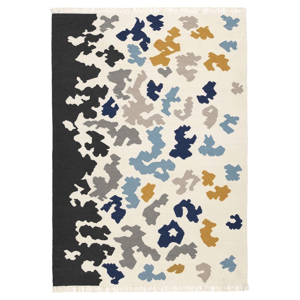 Ковер безворсовый, ручная работа/разноцветный 133x195 см IKEA VIDEBÄK ВИДЕБЭК 903.908.63 - фото 1