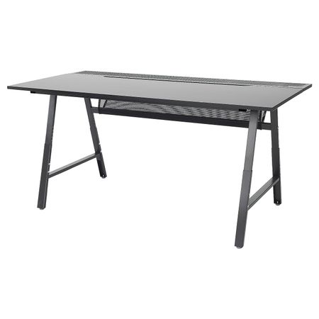 Геймерский стол, черный 160x80 см IKEA UTESPELARE УТЕСПЕЛАРЕ 605.076.28