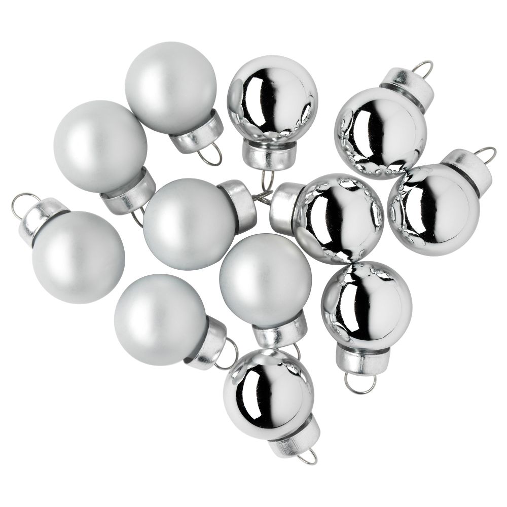 Украшение, шар ВИНТЕР 2015, стекло серебристый (2 см) - схема-чертеж с размерами