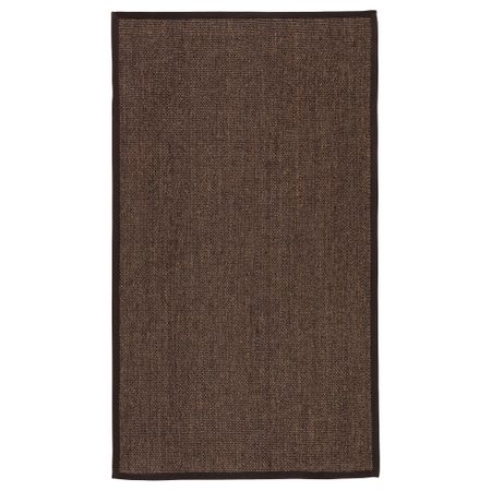 Ковер, безворсовый ОСТЕД, коричневый (80x140 см)