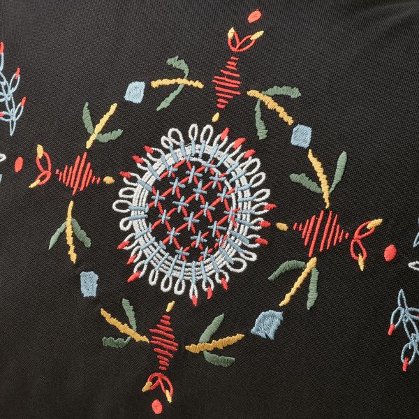 Чехол на подушку, 40x58 см, черный IKEA VINTERFINT 705.607.95 - фото 5