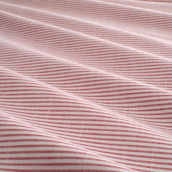 Пододеяльник и 1 наволочка, белый, красный/полоска 150x200/50x70 см IKEA BERGPALM БЕРГПАЛМ 804.676.69 - фото 4