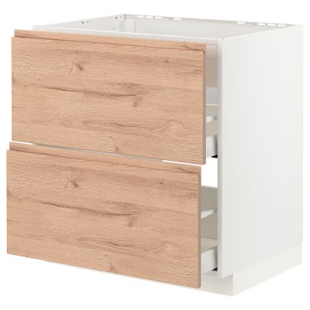Шкаф для Варочная панели, вытяжка, ящик, 80x60 cm IKEA METOD МЕТОД, MAXIMERA МАКСИМЕРА 794.023.96