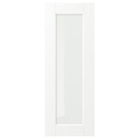 ENKÖPING Стеклянная дверь - белый под дерево 30x80 см