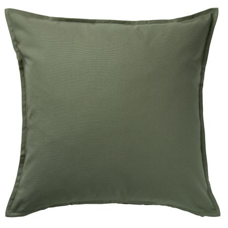 Чехол на подушку, темный оливково-зеленый 50x50 см IKEA GURLI ГУРЛИ 904.791.86