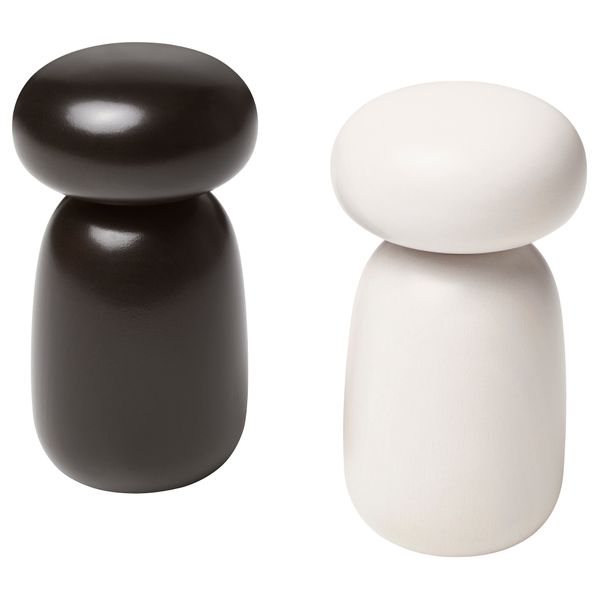 Мельница для специй КРЮДДСМАК, черный, белый (13 см) - фото 1