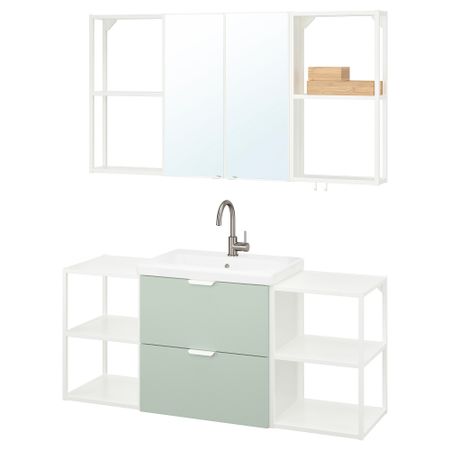 Мебель для ванной, 18 предмета IKEA TVÄLLEN ЛЕН ТВЭЛЛЕН, BEGIVENHET БЕГИВЕНХЕТ 494.992.67