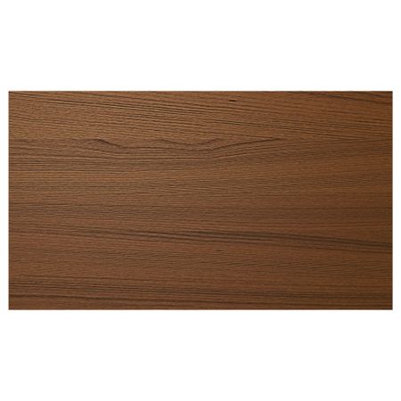 4 панели для рамы раздвижной дверцы ИЛЬСЕНГ, коричневая морилка ясеневый шпон