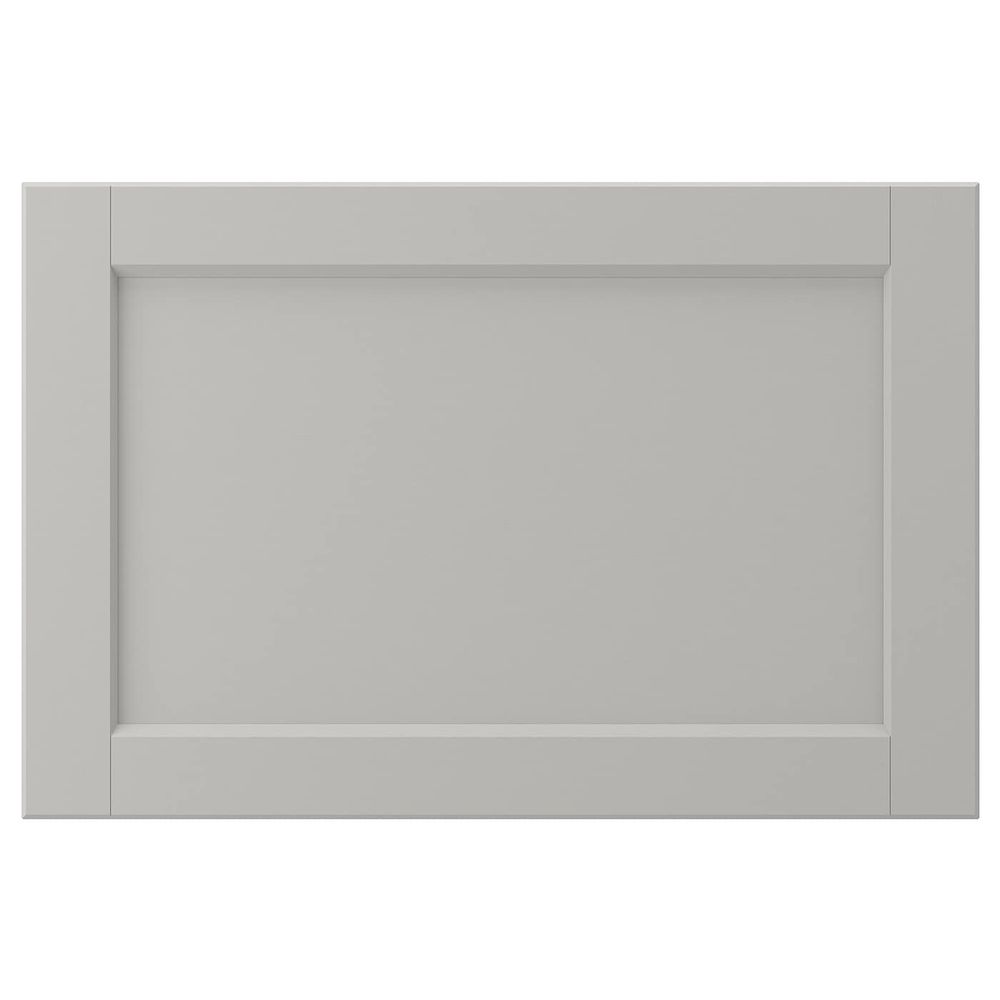 Фронтальная панель ящика, светло-серый 60x40 см IKEA LERHYTTAN ЛЕРХЮТТАН 204.615.71 - фото 1