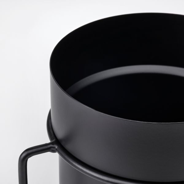 Кашпо на опоре, для дома, улицы черный 15 см IKEA GOJIBÄR ГОЙИБЭР 904.968.45 - схема-чертеж с размерами