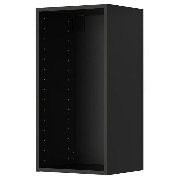 METOD Шкаф навесной - черно-серый 40x37x80 см - схема-чертеж с размерами