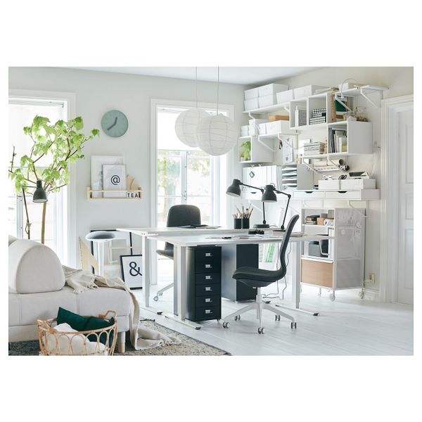 Столешница, белый 160x80 см IKEA SKARSTA СКАРСТА 904.585.70 - схема-чертеж с размерами