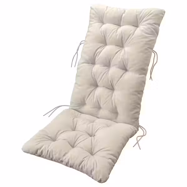 KUDDARNA Подушка на садовую мебель - светлый серо-бежевый 116x45 см - фото 1