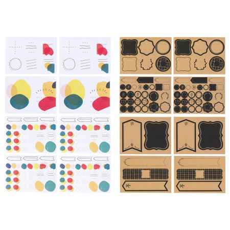 Наклейки, 8 шт. ХЭМСМАК, бумага, различные модели