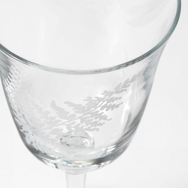 Бокал для вина, прозрачное стекло/папоротник 30 сл IKEA FRAMTRÄDA ФРАМТРЭДА 203.916.96 - фото 2