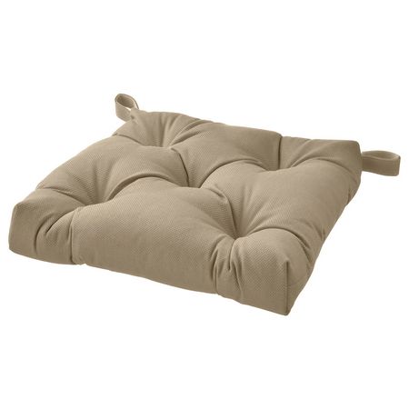 MALINDA Подушка на стул - бежевый 40/35x38x7 см