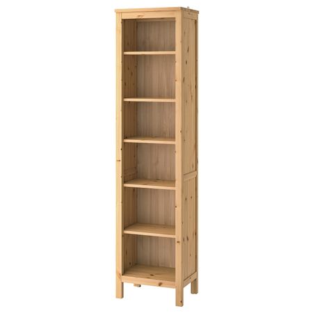 Стеллаж, светло-коричневый 49x197 см IKEA HEMNES ХЕМНЭС 203.734.33