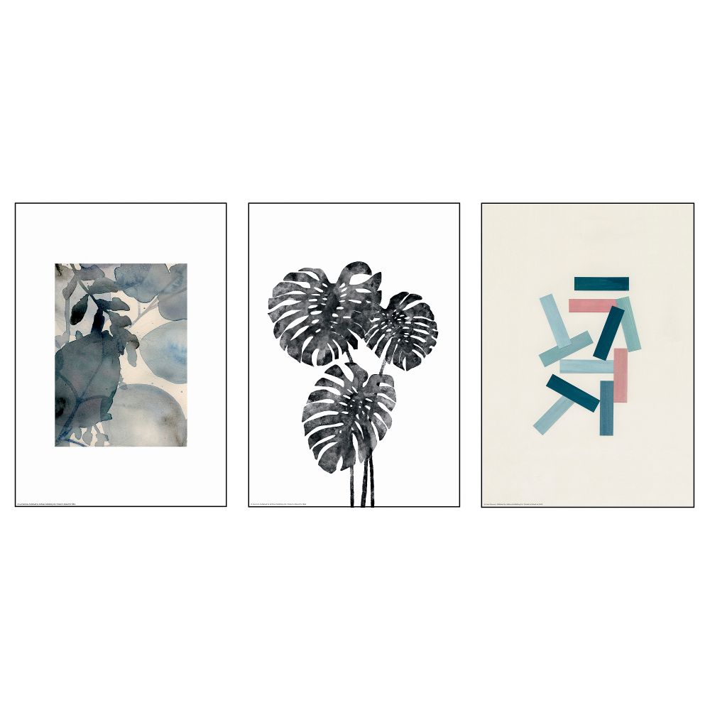 Набор постеров, 3 штуки ТРИЛЛИНГ, Живопись и графика (21x30 см) - схема-чертеж с размерами