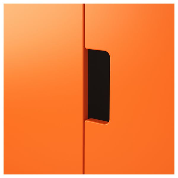 Комбинация для хранения СТУВА, белый, оранжевый (210x50x192 см) - схема-чертеж с размерами