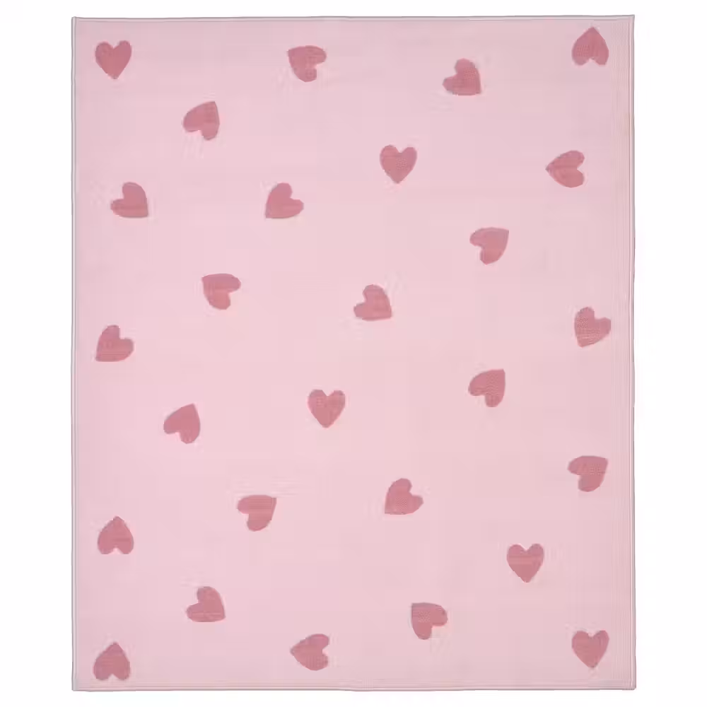 BARNDRÖM Ковер - розовый 133x160 см - фото 1