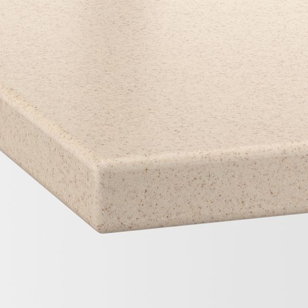 Столешница под заказ, бежевый, коричневый под минерал/акрил 1 м²x4 см IKEA LAXNE ЛАКСНЕ 404.539.09 - фото 2