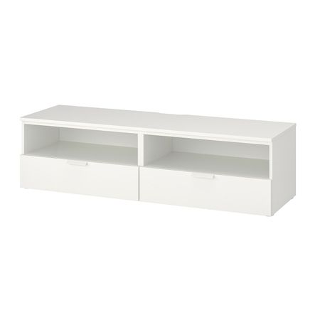 Тумба для ТВ с ящиками, белый/Фоннес белый 160x44x44 см IKEA PLATSA ПЛАТСА 793.978.61