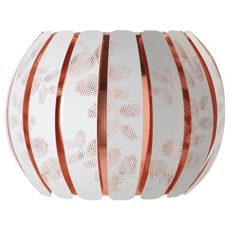 Абажур ОВЕРУД, белый, медный (43 см)