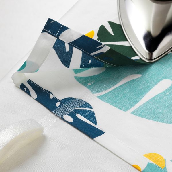 Гардины с прихватом, 1 пара, зеленый, 120x300 см IKEA УРСКОГ 803.938.95 - схема-чертеж с размерами