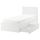 MALM Каркас кровати+2 кроватных ящика - белый/Lönset 90x200 см