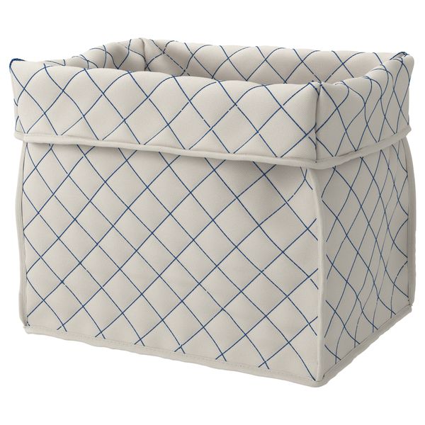 Корзина СКУББАРЕ, неокрашенный, синий (36x25x38 см) - фото 1