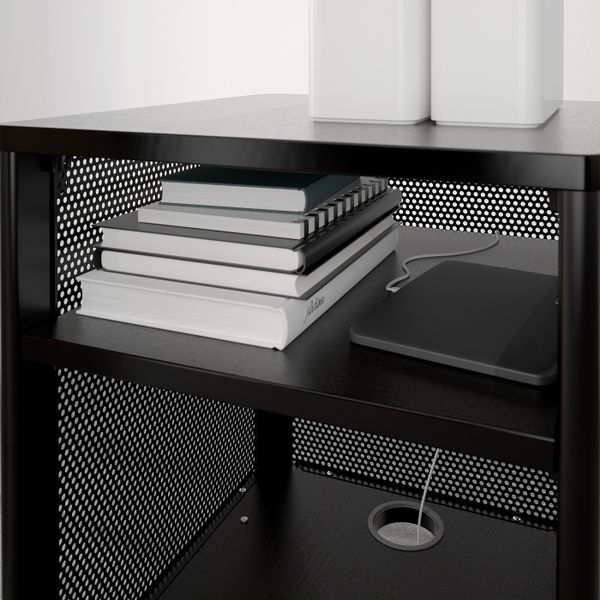 Модуль для хранения, на ножках, сетка черный 41x61 см IKEA BEKANT БЕКАНТ 192.824.10 - фото 4