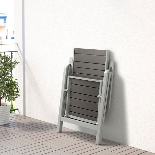 Стол+6кресел,д/сада, темно-серый/Куддарна голубой 156x90 см IKEA SJÄLLAND ШЭЛЛАНД 392.919.13 - фото 5