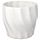 Кашпо, для дома, улицы белый с оттенком 15 см IKEA GYLLENBÄR ГЮЛЛЕНБЭР 905.054.30