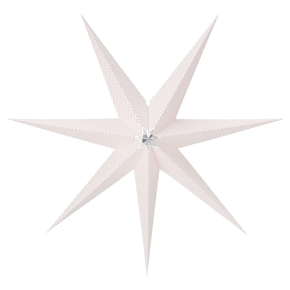 Абажур для подвесного светильника, в полоску красный, 100 см IKEA СТРОЛА 704.440.08 - фото 1